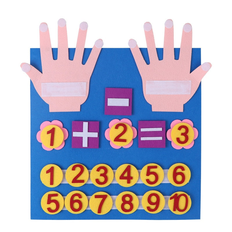 Dedos Matemáticos - Brinquedo Educacional